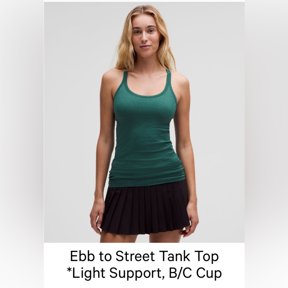 Lululemon Ebb to Street Tank Top - Storm Teal